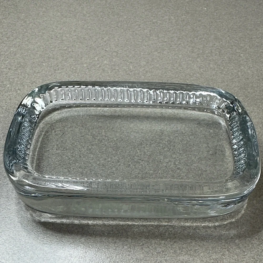 19th Century Clear Cut Glass Soap Dish